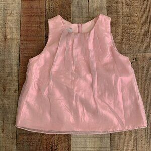 Pippa & Julie Pink Iridescent Tank Top with zipper back - 5